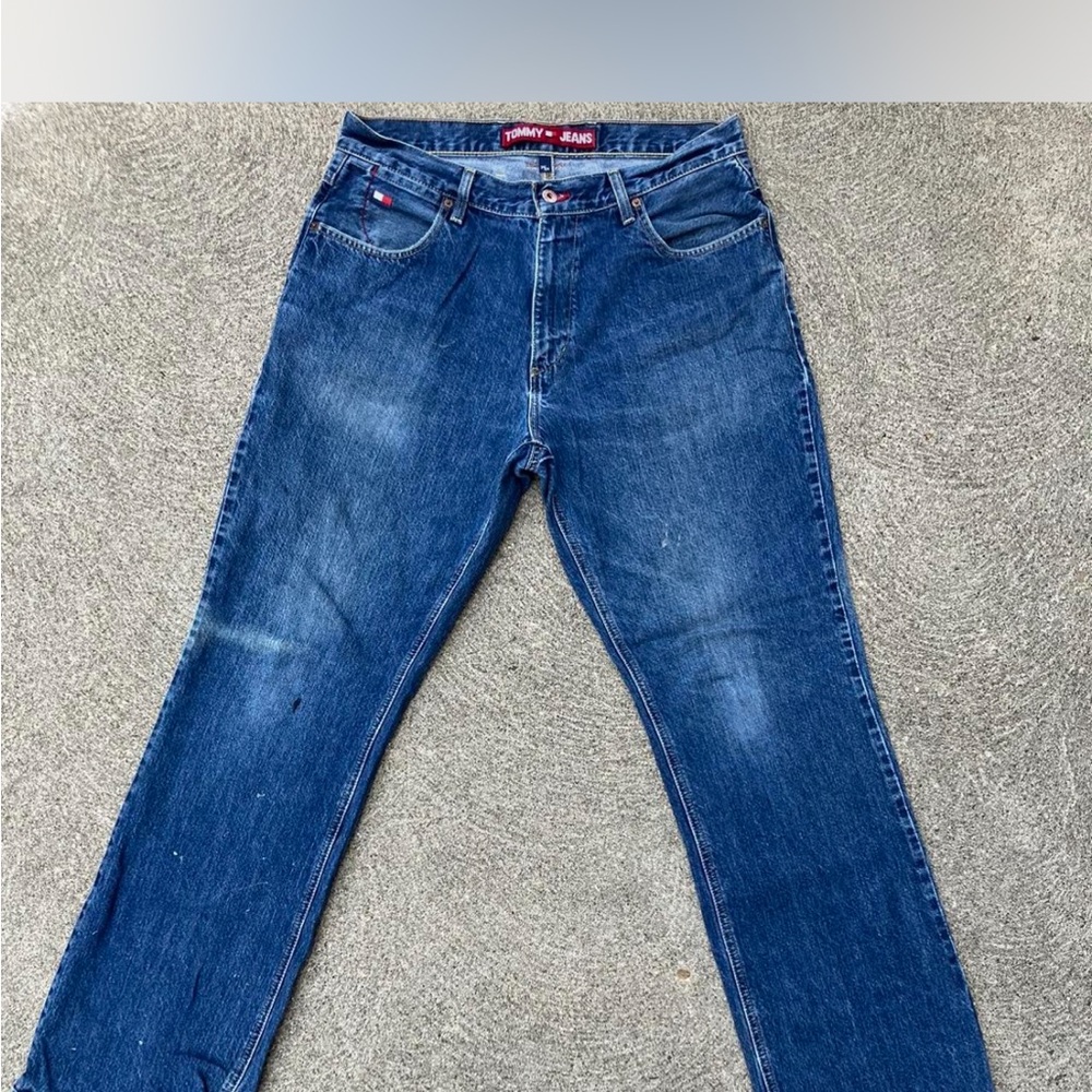 Tommy Hilfiger Blue Straight Jeans Classic Style